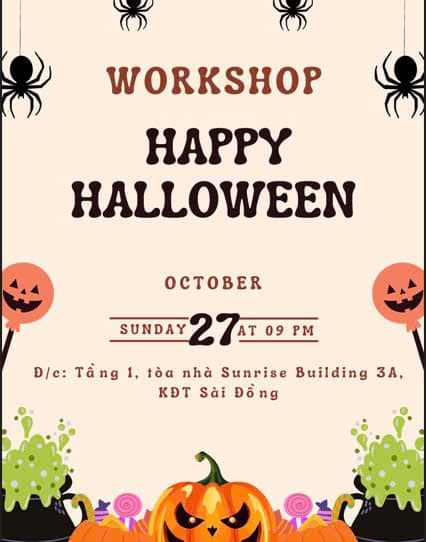 WORKSHOP: HAPPY HALLOWEEN